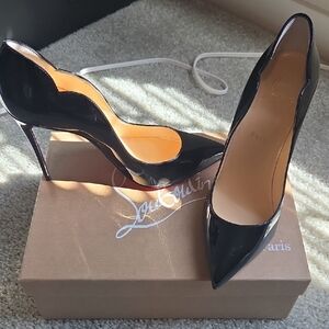 Christian Louboutin Glossy Black Heels